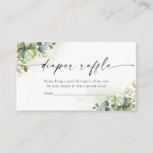 Greenery Luier Raffle Enclosure Kaart (Voorkant)