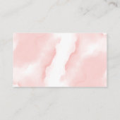 Greenery meisje roze baby shower Luier Raffle Kaar Informatiekaartje (Achterkant)