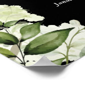 Greenery Memorial Celebration Of Life Photo Poster (Hoek)