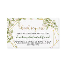 Greenery Minimalist Gold Lijst Boeken voor Baby