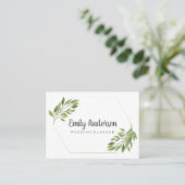 Greenery modern Visitekaartje | Edelachtig schatti (Staand voorkant)