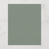 Greenery | Moderne uitnodiging tot het uitzenden v (Achterkant)