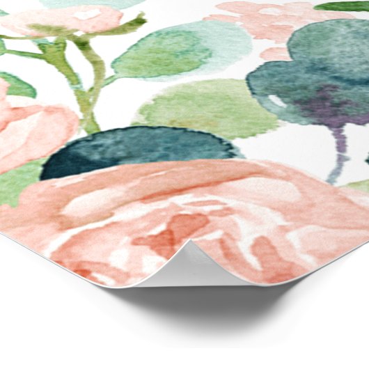 Greenery Moederdag Wenskaart Poster (Hoek)