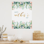 Greenery Moederdag Wenskaart Poster (Keuken)