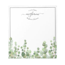Greenery Monogram Script | Van het bureau van de l