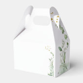 Greenery Monogram Wedding Favor Boxes Bedankdoosjes (Achterkant)