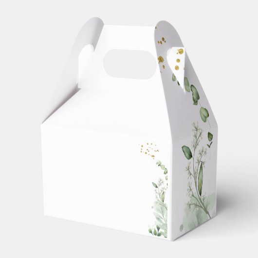 Greenery Monogram Wedding Favor Boxes Bedankdoosjes (Achterkant)