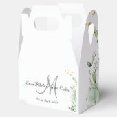 Greenery Monogram Wedding Favor Boxes Bedankdoosjes (Geopend)