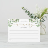 Greenery My Favorite Memory Retirement Party (Staand voorkant)