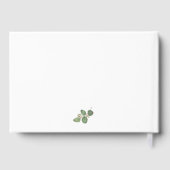 Greenery NAME & NAME Wedding DATE Timeless Couple Gastenboek (Achterkant)