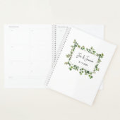 Greenery NAME & NAME Wedding DATE Timeless Couple Planner (Display)