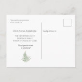 Greenery Neck of the Bossen Moving Announcement Briefkaart (Achterkant)