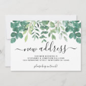 Greenery New Address Verhuisaankondiging Aankondiging (Voorkant)