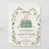 Greenery New Adventure begint aan reis Afstuderen Kaart (Voorkant)