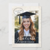 Greenery New Adventure begint aan reis Afstuderen Kaart (Achterkant)