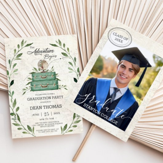 Greenery New Adventure begint aan reis Afstuderen Kaart