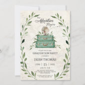 Greenery New Adventure begint aan reis Afstuderen Kaart (Voorkant)