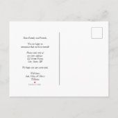 Greenery New Home Script Verhuisaankondiging Aankondigingskaart (Achterkant)