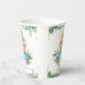 Greenery Noah's Ark Baby shower Verjaardagsdoop Papieren Bekers (Rechts)
