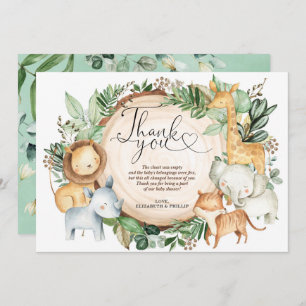 Greenery Oerwoud Safari Wilde Dieren Hartelijk dan Kaart