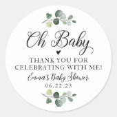 Greenery Oh Baby Stickers (Voorkant)