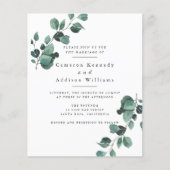 Greenery Olive Branches, Olive Tree Wedding Flyer (Voorkant)
