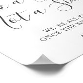 Greenery Olive Wedding Seating Poster (Hoek)