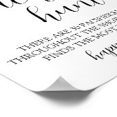 Greenery Pacifier Hunt Baby shower Game Sign Poster (Hoek)