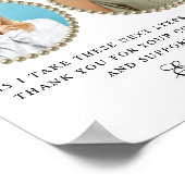 Greenery Parents of the Bride Dank u Gift Poster (Hoek)