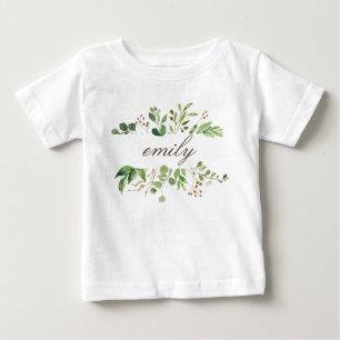 Greenery Personalized Name Baby