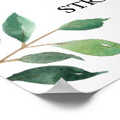 Greenery Photo Booth Wedding of Party Sign Poster (Hoek)