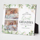 Greenery Photo Great Grandmoeder Plaque Fotoplaat (Zijkant)