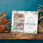 Greenery Photo Great Grandmoeder Plaque Fotoplaat (Zijkant)