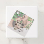 Greenery Photo Wedding Save the Date Bedankjes Labels (In situ)