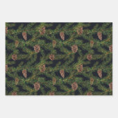 Greenery. pijnbomen, kegels, fir inpakpapier vel (Voorkant 2)