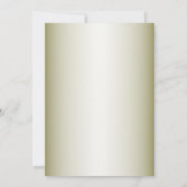 Greenery  Pink Floral Gold Geometric Bridal Shower Kaart (Achterkant)