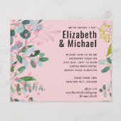 Greenery Pink Modern Wedding (Voorkant)