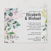 Greenery Pink Modern Wedding (Voorkant)