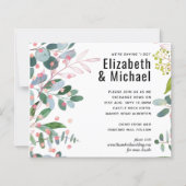 Greenery Pink Modern Wedding (Voorkant)