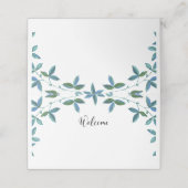 Greenery Place Cards for Wedding Tables Plaatskaartje (Buitenkant ongevouwen)