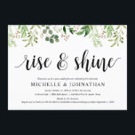 Greenery Post Wedding Brunch Elopement Reception Kaart<br><div class="desc">Een brunch feest plannen met de newlyweds de dag na de bruiloft? nodigt gasten uit met dit Greenery-ontwerp,  de Post Wedding Brunch / Wedding Elopement Reception / party viering Invitation Card. Voeg je brunchgegevens toe in het overeenkomende zwarte lettertype/lettertype.

#TeeshaDerrick</div>