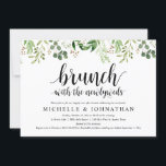 Greenery Post Wedding Brunch Invitation Kaart<br><div class="desc">Plannen van de vrolijk ooit na de brunchviering met de pasgetrouwden de dag na de bruiloft? Nodig gasten uit met dit Green Design thema Post Wedding / elopement Brunch Invitation Kaart. Voeg uw uitnodigingsgegevens voor een brunchviering toe. #TeeshaDerrick</div>