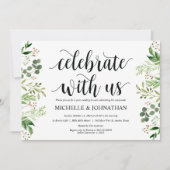 Greenery Post Wedding Brunch Invitation Kaart (Voorkant)
