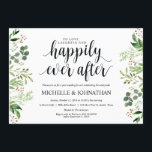 Greenery Post Wedding Brunch Invitation Kaart<br><div class="desc">Een brunchfeest plannen met de pasgetrouwden de dag na de bruiloft? Nodig gasten uit met deze Greenery design thema Post Wedding Brunch Invitation Kaart. Voeg je brunchgegevens toe in bijpassend zwart lettertype / belettering. #TeeshaDerrick</div>