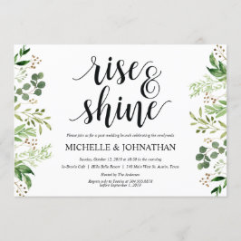 Greenery Post Wedding Brunch Uitnodigingskaart Kaart