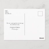 Greenery Praying for You Briefkaart (Achterkant)