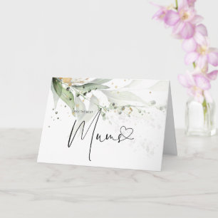 Greenery Pregnancy Announcement Baby Reveal to Mum Kaart