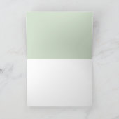 Greenery Pumpkin Herfst Baby shower Dank u wel Kaart (Binnen)