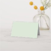 Greenery Pumpkin Herfst Baby shower Place Card Plaatskaartje (Achterkant)