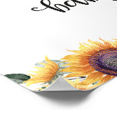 Greenery Pumpkin Herfst Baby shower Welkom Poster (Hoek)